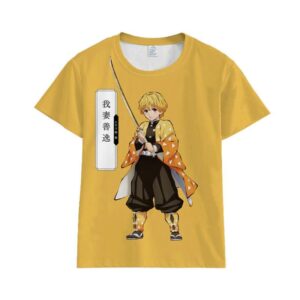 zenitsu shirt Kimetsu no Yaiba Merch