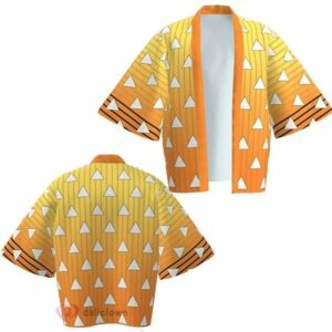 Demon Slayer Kimono Zenitsu Pattern Demon Slayer Kimono Zenitsu Pattern