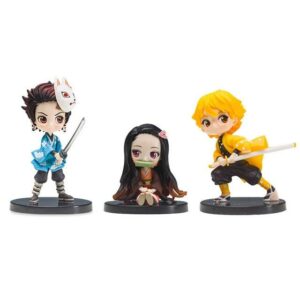 Demon Slayer Figure tanjiro nezuko zenitsu Kimetsu no Yaiba Merch Tanjiro Nezuko Zenitsu Figure